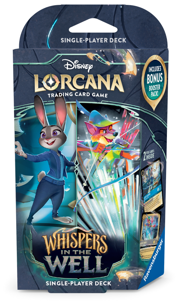 Disney Lorcana - Whispers in the Well Single-player Deck B: Judy Hopps & Robin Hood / Sapphire & Steel