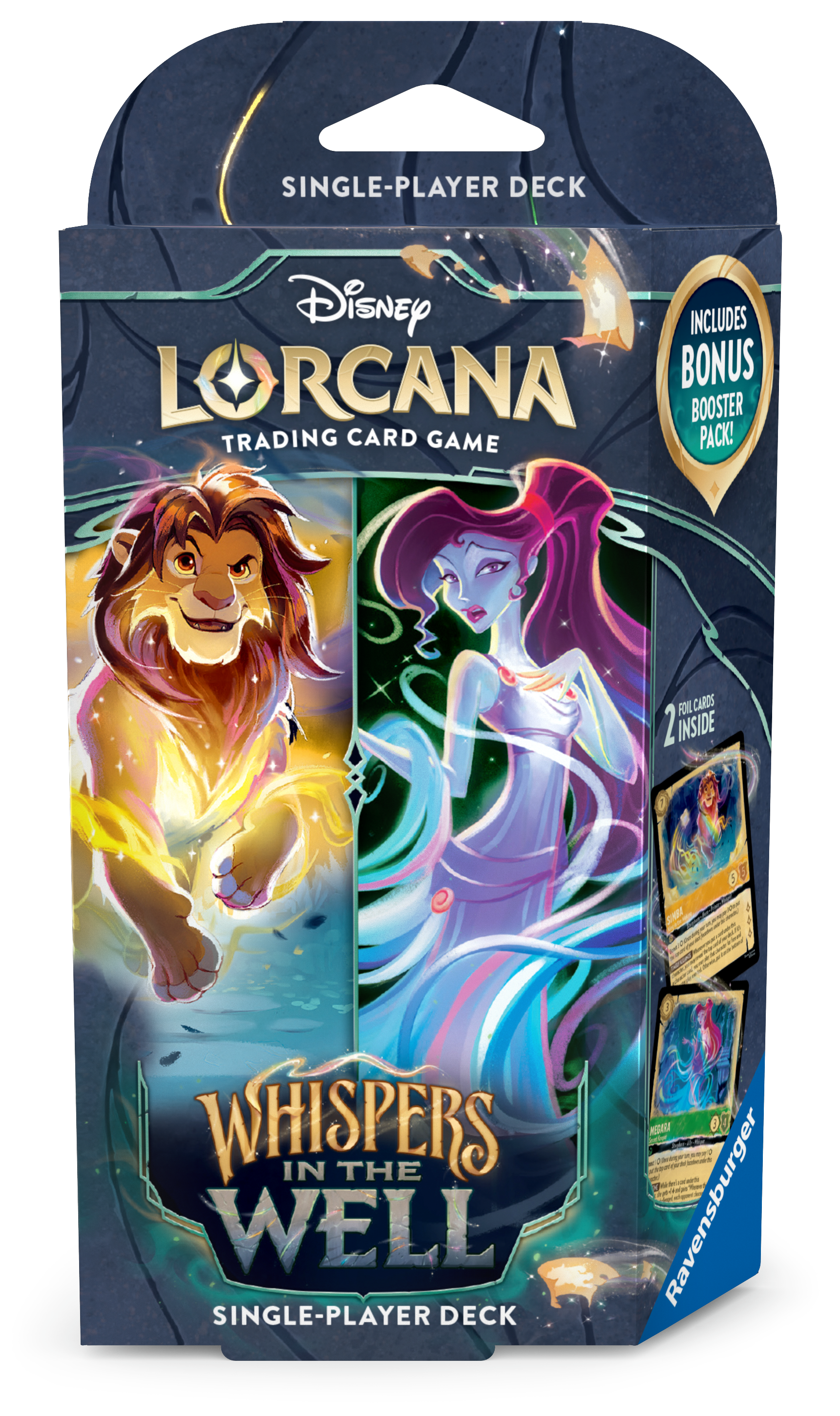 Disney Lorcana - Whispers in the Well Single-player Deck A: Simba & Megara / Amber & Emerald