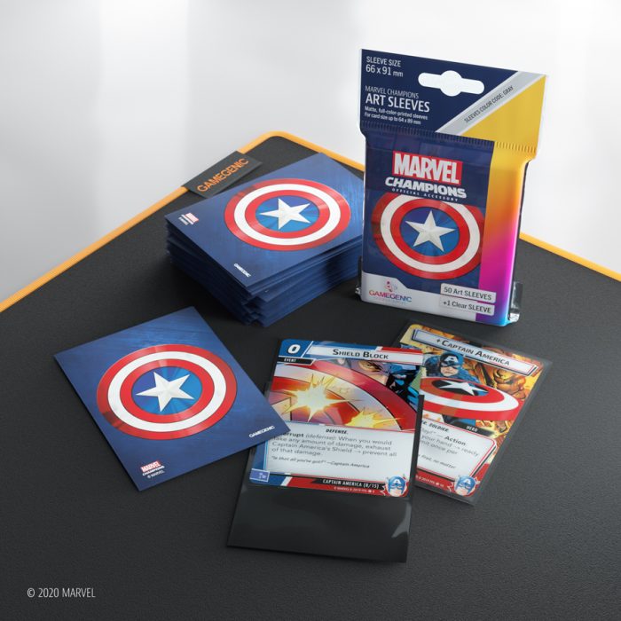 MARVEL CHAMPIONS ART SLEEVES CAPTAIN AMERICA