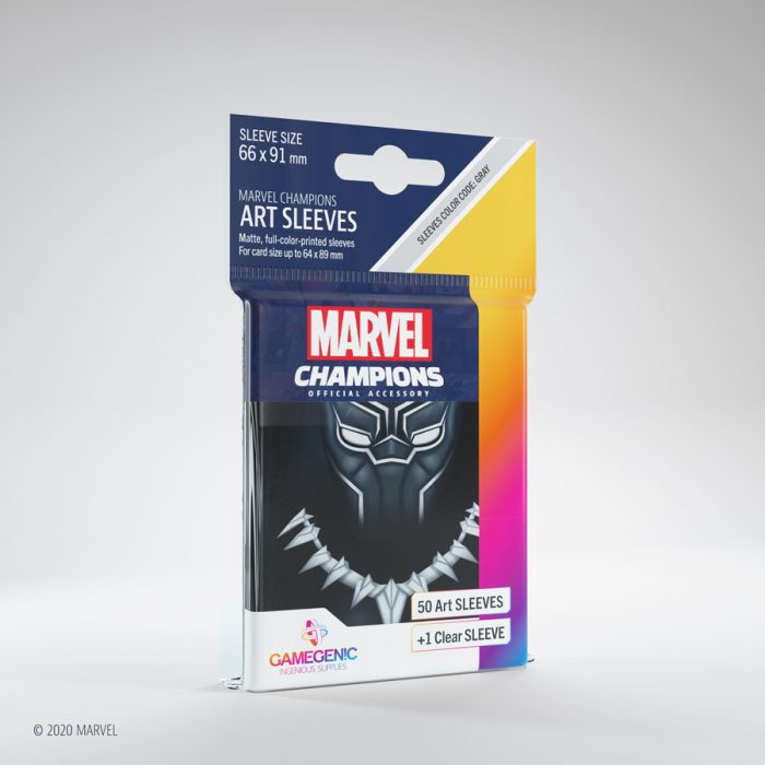 MARVEL CHAMPIONS ART SLEEVES BLACK PANTHER
