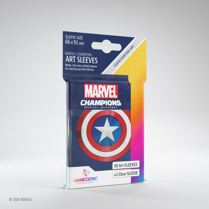 MARVEL CHAMPIONS ART SLEEVES CAPTAIN AMERICA