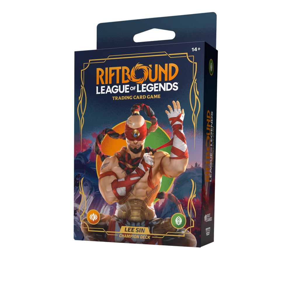 Riftbound - ORIGINS - CHAMPION DECK: LEE SIN DISPLAY