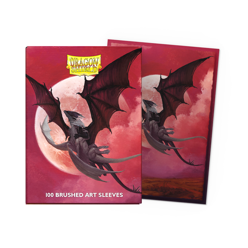 Dragon Shield Brushed Art Sleeves - Valentine 2024