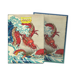 Dragon Shield Brushed Art Sleeves - The Great Wave