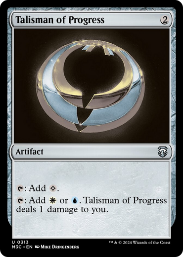 Talisman of Progress (Ripple Foil) [Modern Horizons 3 Commander]