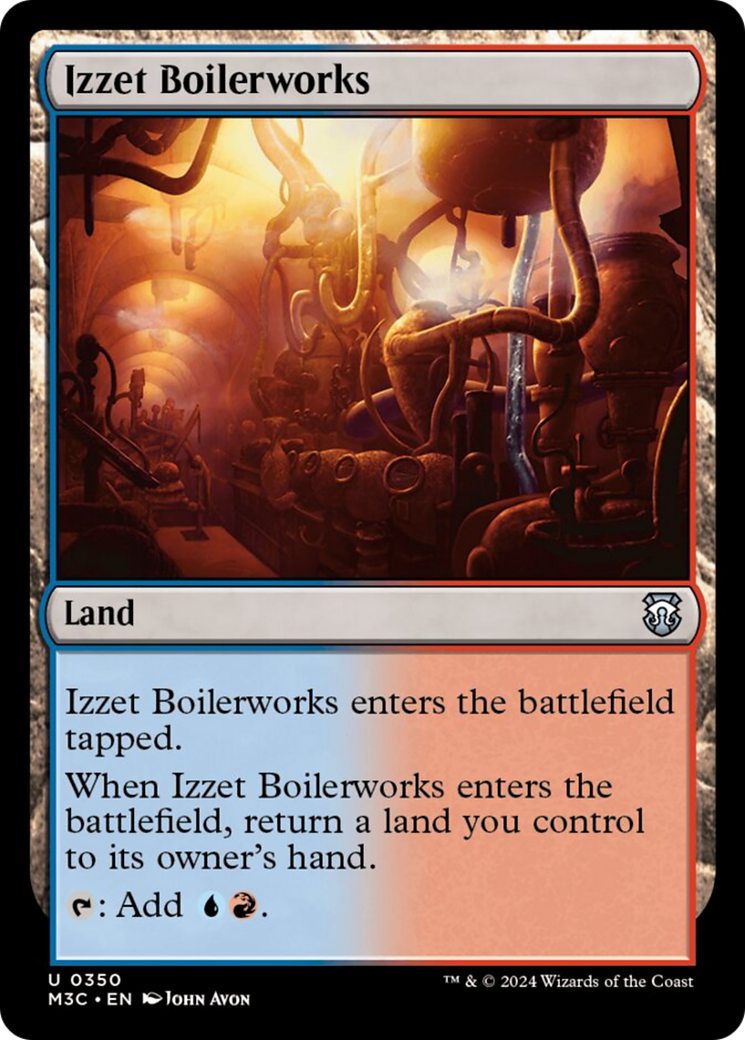 Izzet Boilerworks (Ripple Foil) [Modern Horizons 3 Commander]