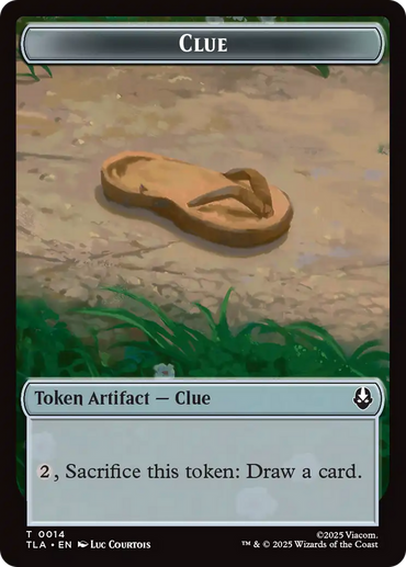 Clue (0014) // Copy (0002) Double-Sided Token [Avatar: The Last Airbender Tokens]