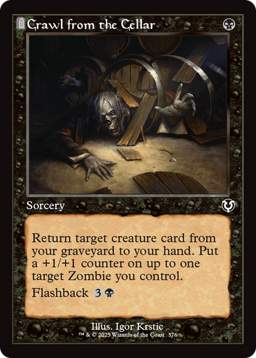 Crawl from the Cellar (Retro Frame) [Innistrad Remastered]