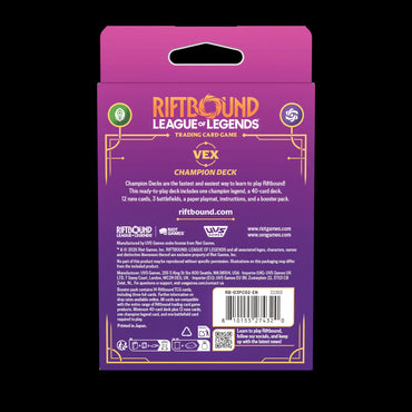 Riftbound - Unleashed - Champion Deck: Vex Display