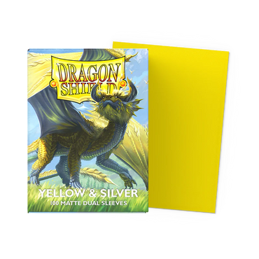 Dragon Shield Matte Dual - Yellow & Silver
