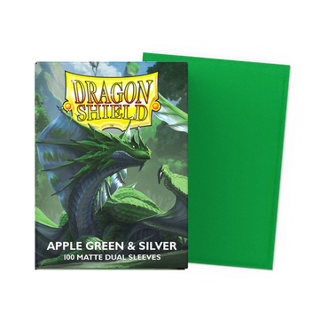 Dragon Shield Matte Dual - Apple Green & Silver