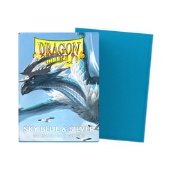 Dragon Shield Matte Dual - Sky Blue & Silver