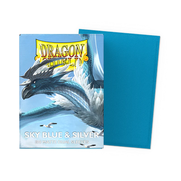 Dragon Shield Matte Dual - Sky Blue & Silver