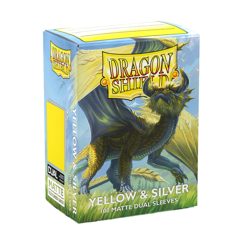 Dragon Shield Matte Dual - Yellow & Silver