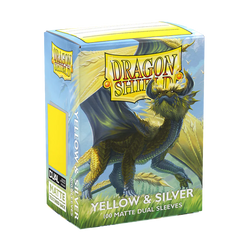 Dragon Shield Matte Dual - Yellow & Silver
