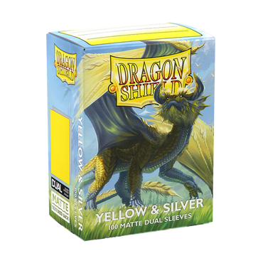Dragon Shield Matte Dual - Yellow & Silver