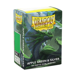 Dragon Shield Matte Dual - Apple Green & Silver