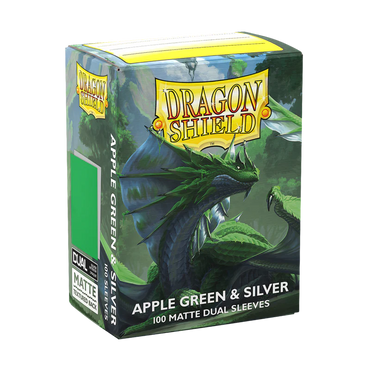 Dragon Shield Matte Dual - Apple Green & Silver