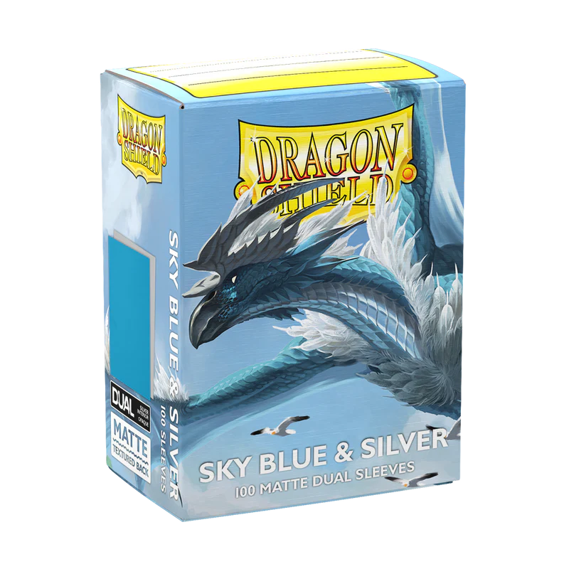 Dragon Shield Matte Dual - Sky Blue & Silver