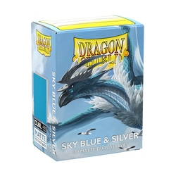 Dragon Shield Matte Dual - Sky Blue & Silver