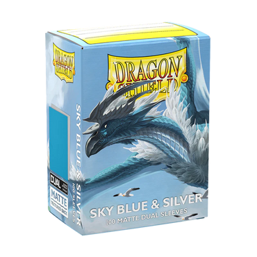 Dragon Shield Matte Dual - Sky Blue & Silver