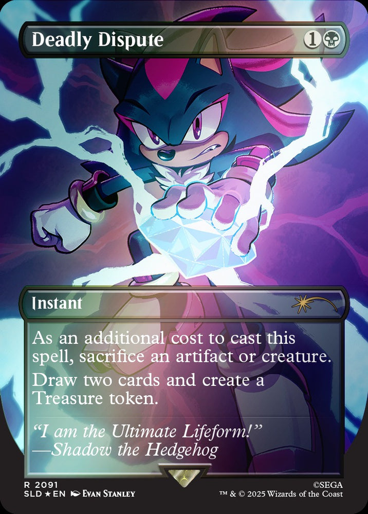 Secret Lair x Sonic: Chasing Adventure Foil Edition