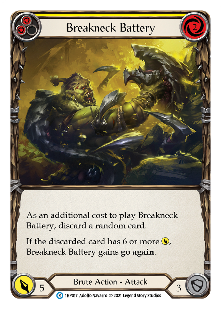 Breakneck Battery (Yellow) [1HP017] (History Pack 1)