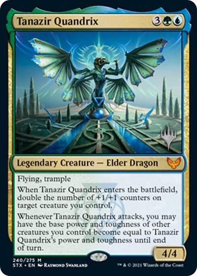 Tanazir Quandrix (Promo Pack) [Strixhaven: School of Mages Promos]