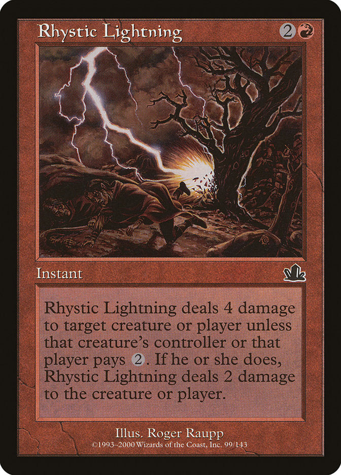 Rhystic Lightning [Prophecy]