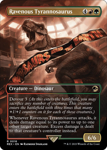 Ravenous Tyrannosaurus (Borderless) [Jurassic World Collection]