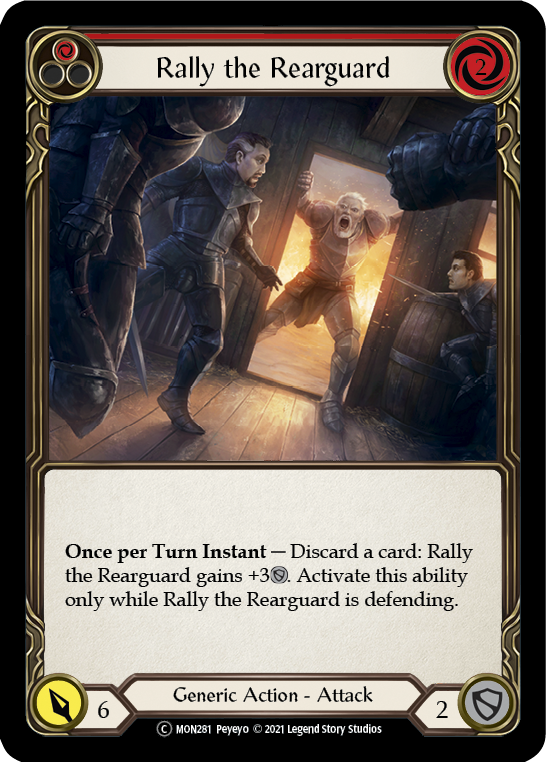 Rally the Rearguard (Red) [U-MON281] (Monarch Unlimited)  Unlimited Normal