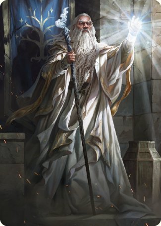 Gandalf the White Art Card [The Lord of the Rings: Tales of Middle-earth Art Series]