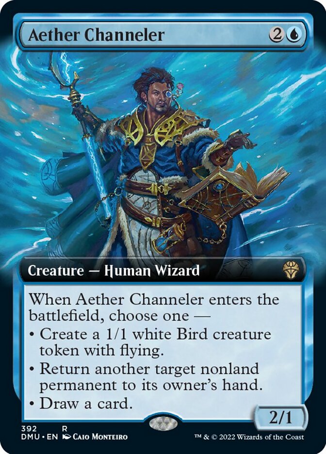 Aether Channeler (Extended Art) [Dominaria United]