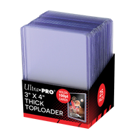 3" x 4" Clear Thick 100PT Toploaders (25ct)