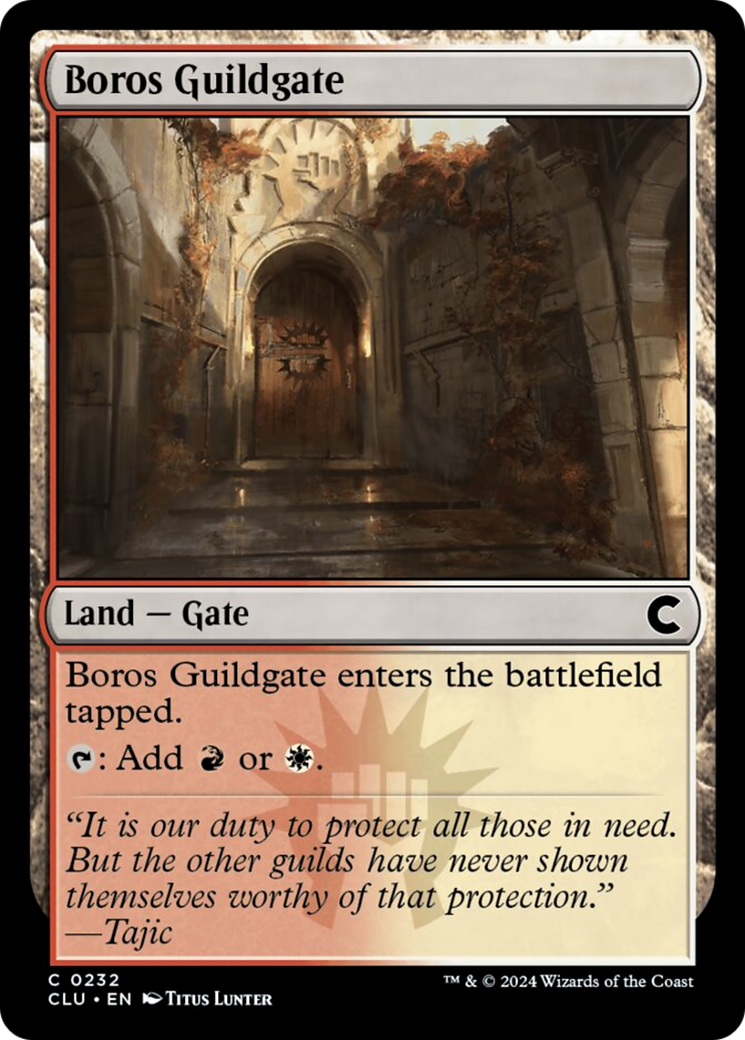 Boros Guildgate [Ravnica: Clue Edition]