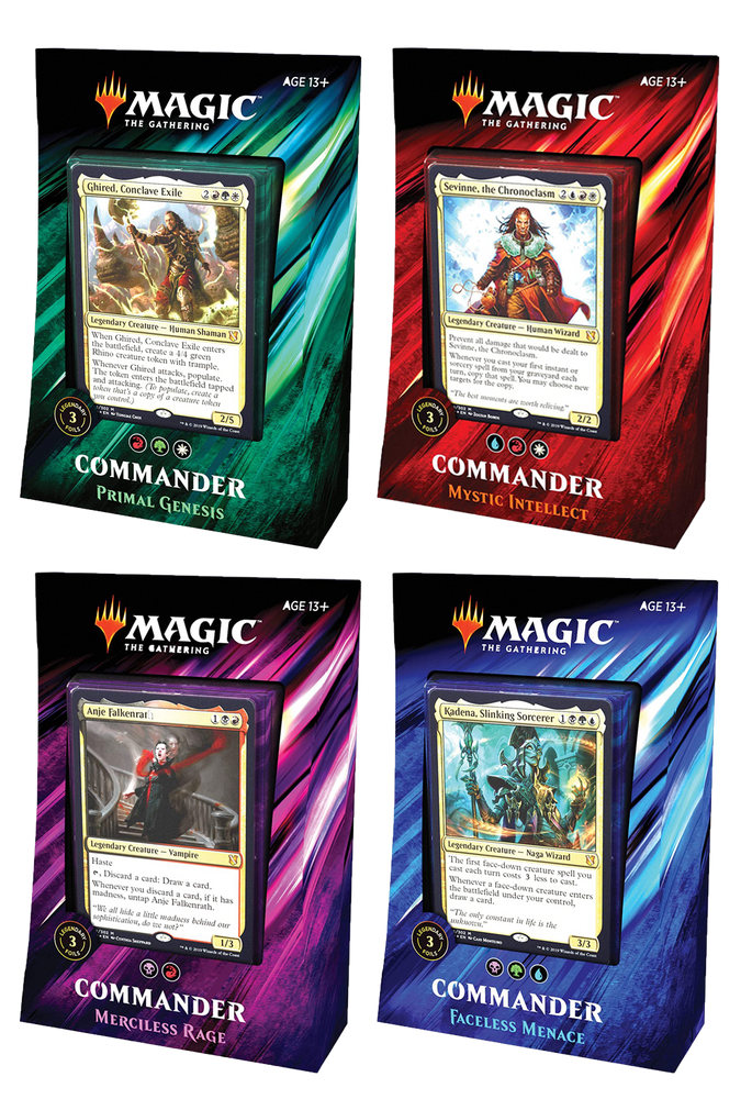 Commander 2019 Set of 4