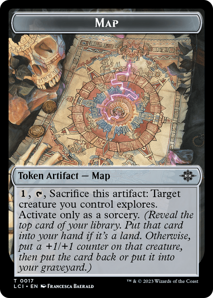 Map // Angel Double-Sided Token [The Lost Caverns of Ixalan Tokens]
