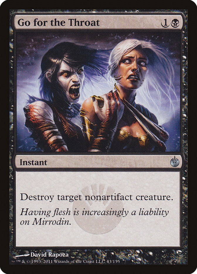 Go for the Throat [Mirrodin Besieged]