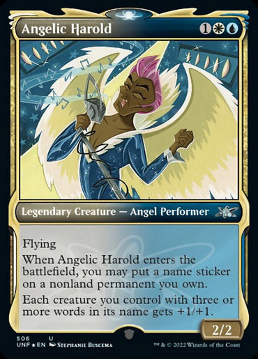 Angelic Harold (Showcase) (Galaxy Foil) [Unfinity]
