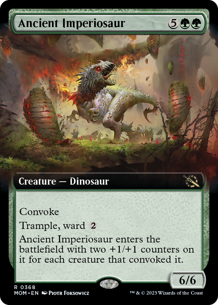 Ancient Imperiosaur (Extended Art) [March of the Machine]