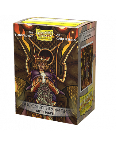 Dragon Shield Matte - Art - Queen Athromark Portrait