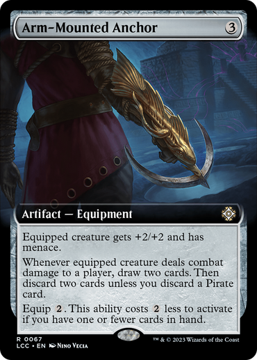 Arm-Mounted Anchor (Extended Art) [The Lost Caverns of Ixalan Commander]