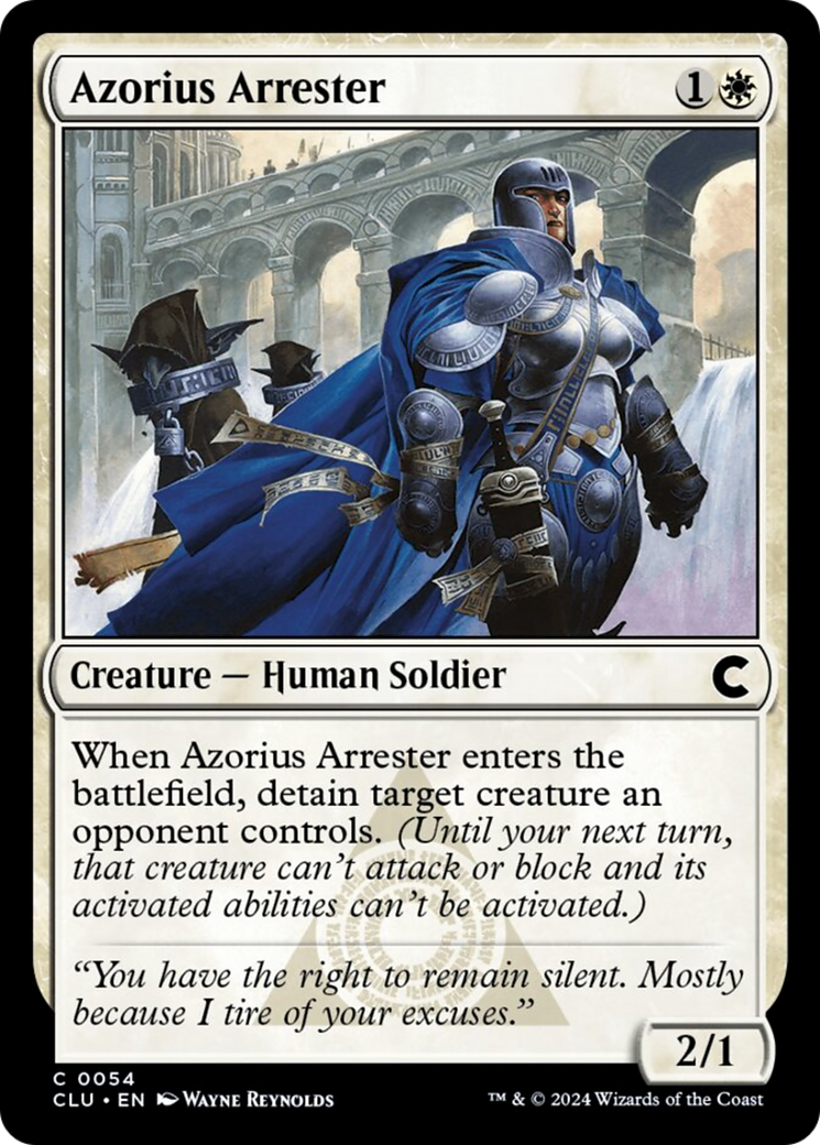 Azorius Arrester [Ravnica: Clue Edition]