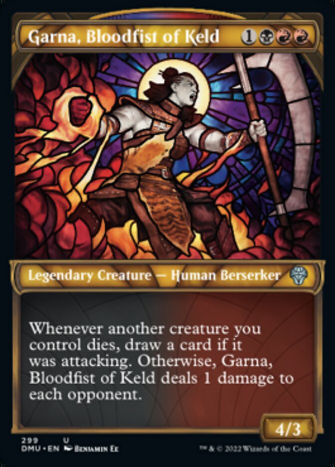 Garna, Bloodfist of Keld (Showcase) [Dominaria United]