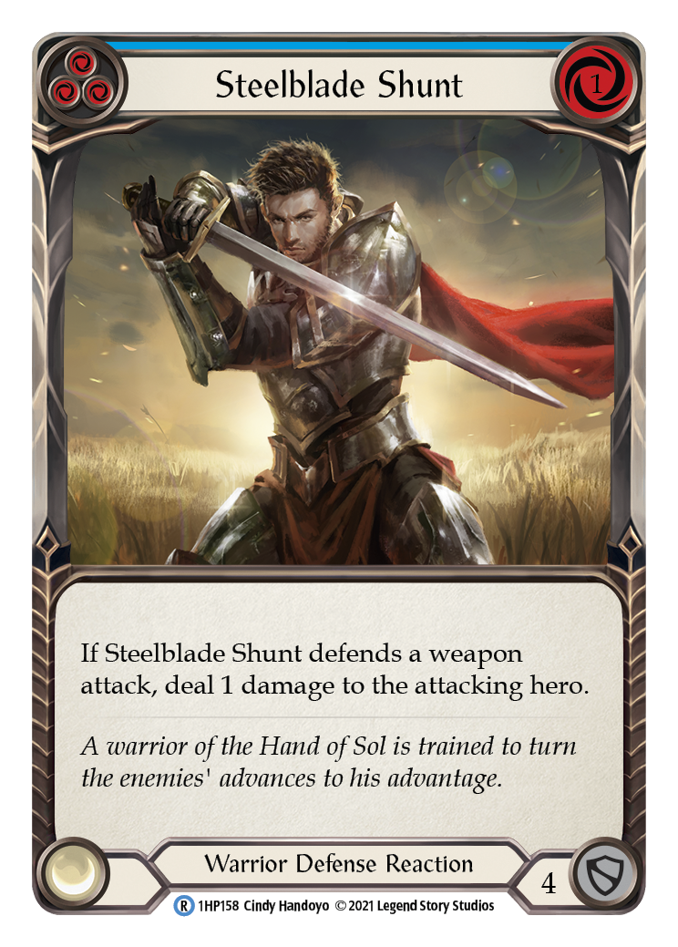 Steelblade Shunt (Blue) [1HP158] (History Pack 1)