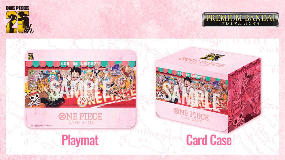PREMIUM BANDAI Playmat and Card Case set -25th Edition-