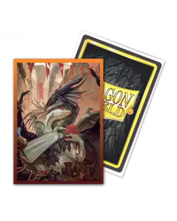 Dragon Shield Brushed - Art - Valentine Dragons 2021