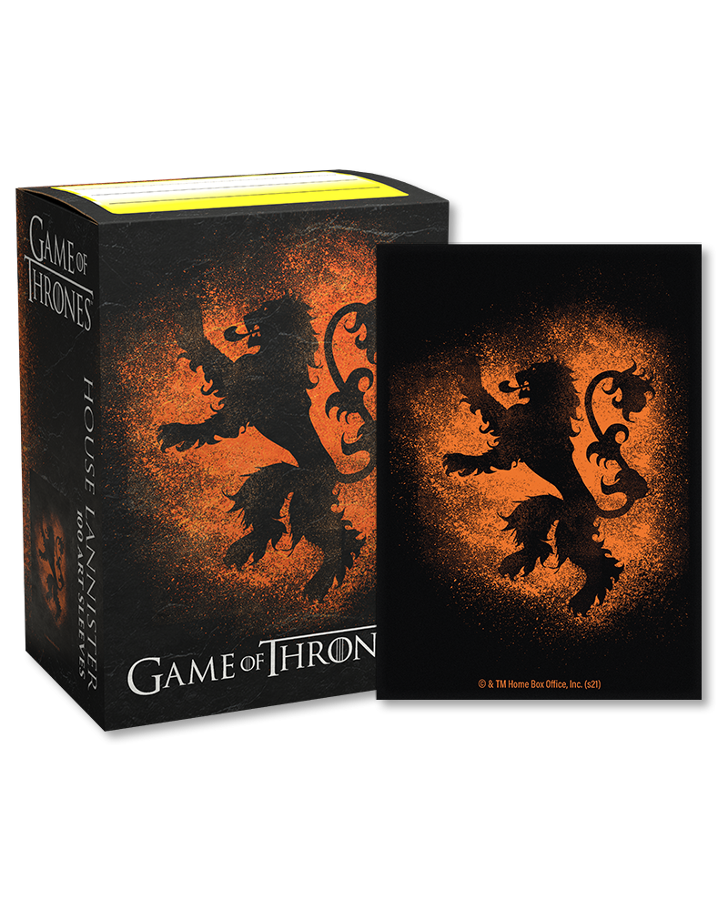 Dragon Shield Brushed - Art - House Lannister